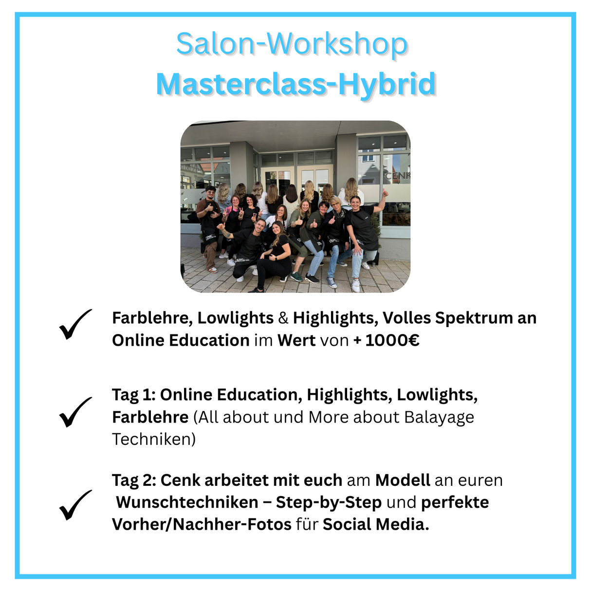 CENKINZ Salon-Workshop Masterclass