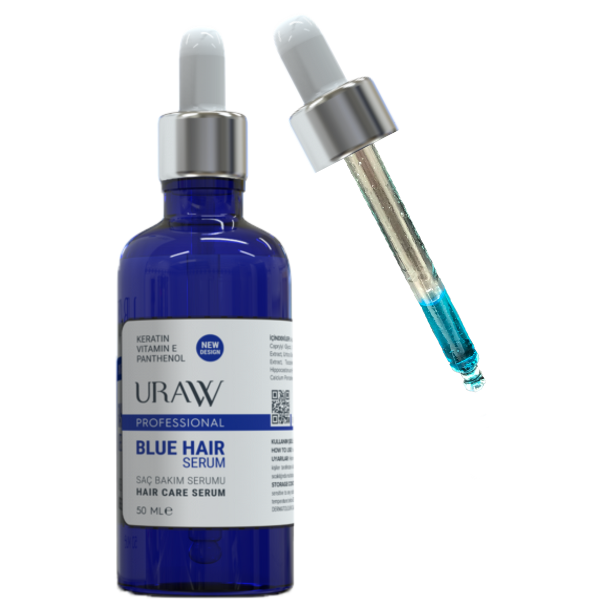 URAW Blue Hair Serum 50ml