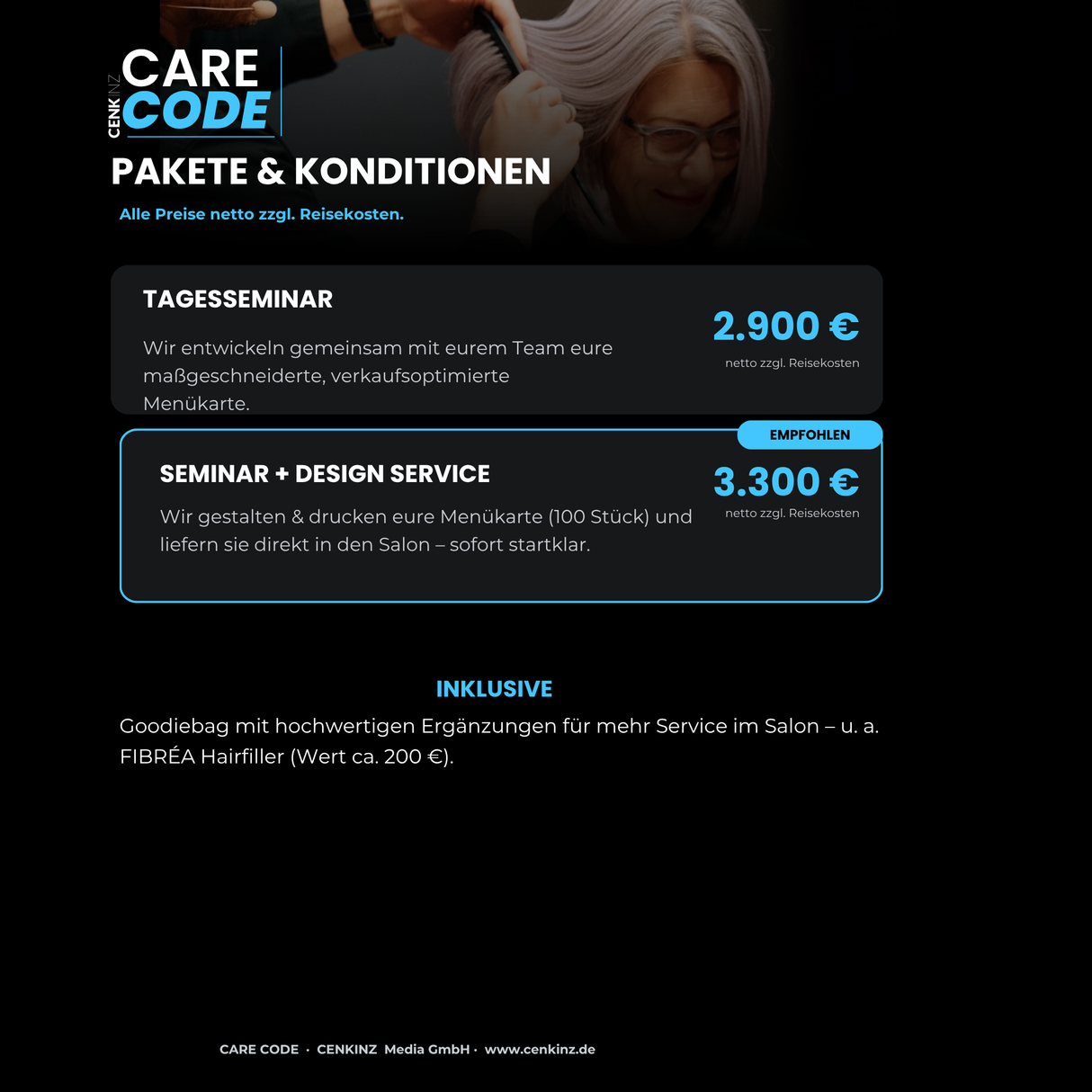 CENKINZ Care Code Salonseminar