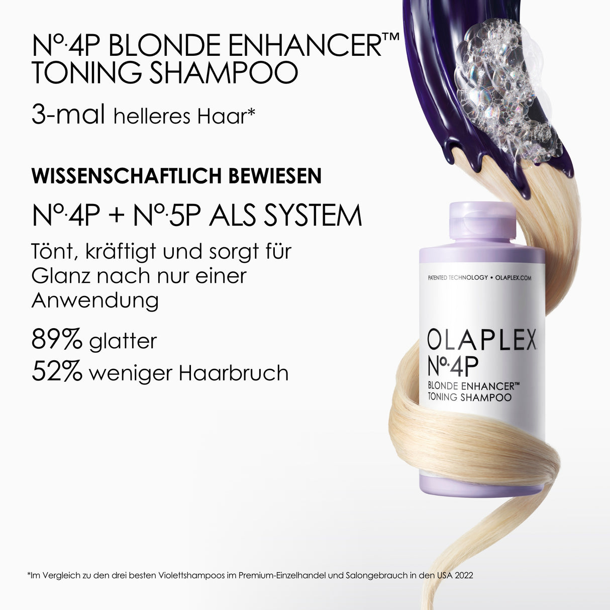 Olaplex No. 4P Blonde Enhacer Toning Shampoo 250ml