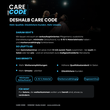 CENKINZ Care Code Salonseminar
